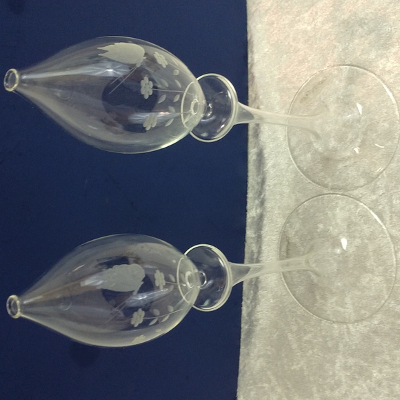 Firelight Glass Accents 2 Firelight Handblown Waterlily Glass Oil